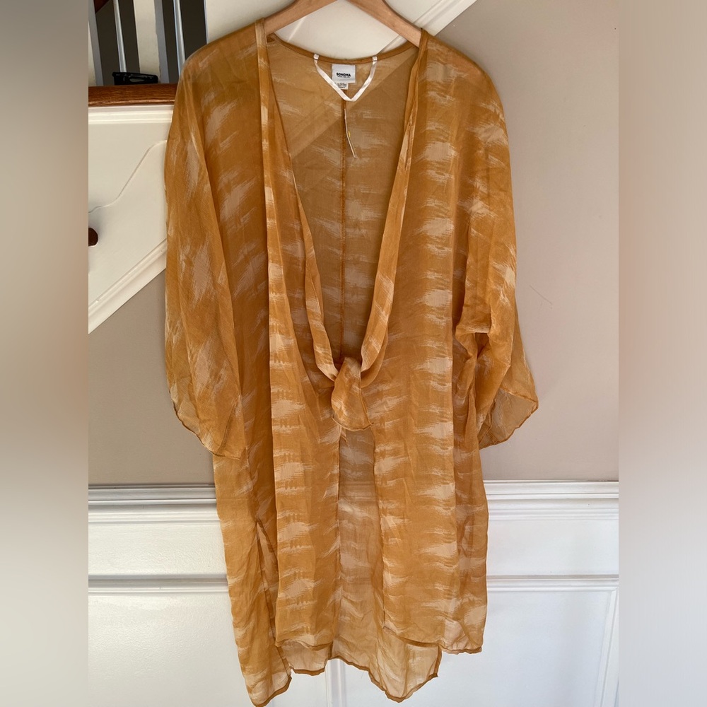 Sonoma Tie Front Kimono/Coverup - Picture 1 of 7